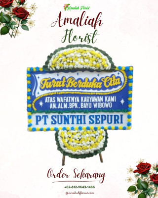 Papan Bunga Duka di Tanjung Duren Selatan