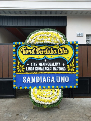 Papan Bunga Duka di Tanjung Duren Selatan